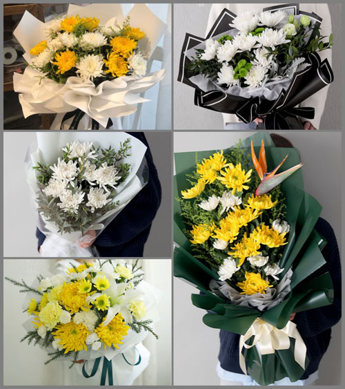 福建三明大田县梅山乡白事花束代送